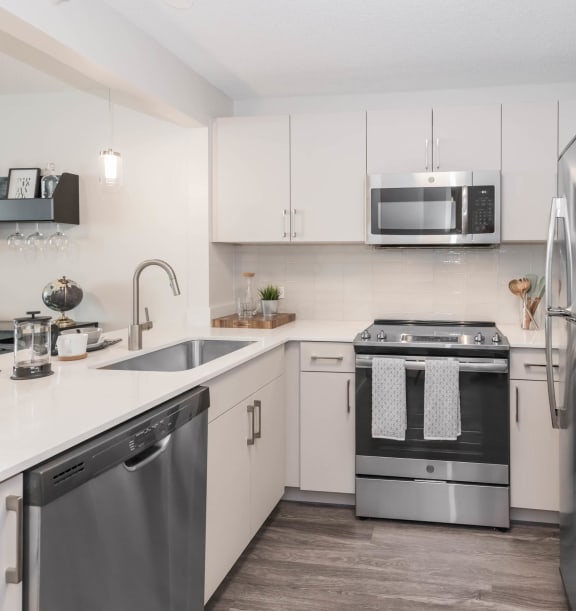 Modern Kitchen at North Harbor Tower in Chicago, IL