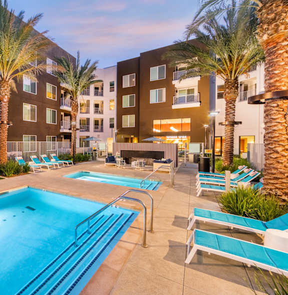 Pool at Embark Apartments in Fremont CA