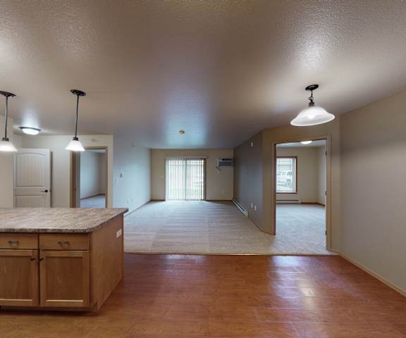 Williston Garden Kitchen Three bedroom Apartment for rent Williston, ND