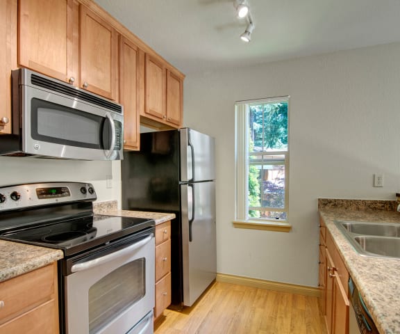 Asbury Park Kitchen Apartments in Kirkland, WA