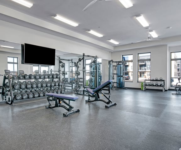 The Lafayette gym, Dean Weidner Real Estate Apartments for rent Fitchburg, WI