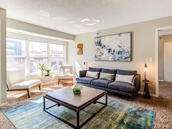 Impressive Living Room at Miramonte Lodge, Milwaukie