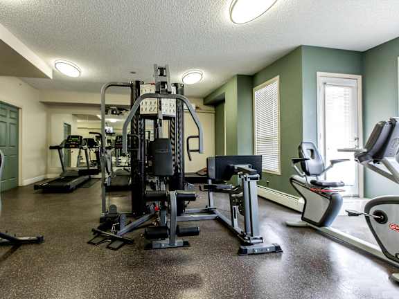 the gym at the inn at the crossroads