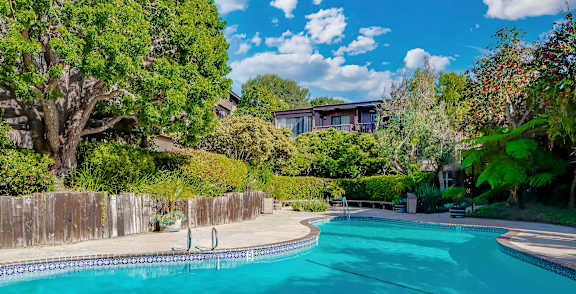 a swimming pool at the resort a swimming pool at the resort at Mariners Village, Marina del Rey, California