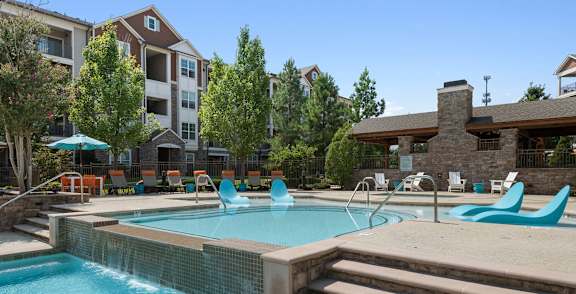 Pool at Atley on the Greenway Apartments in Ashburn VA