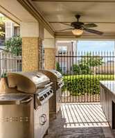 Village Park Apartments in Encinitas, CA offers spacious balconies and patios!