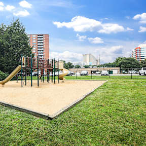 Playground for kids at Monticello at Southern Towers, Alexandria, 22311