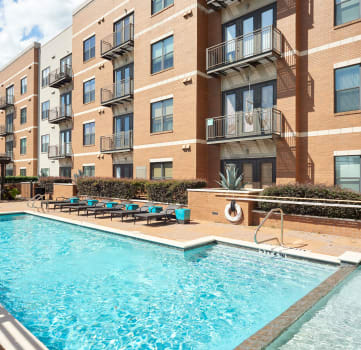 The Sawyer Pool Dallas Fort Worth Apartments with a pool