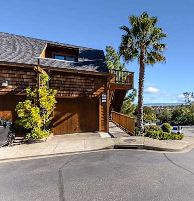 exterior of apartments and driveway