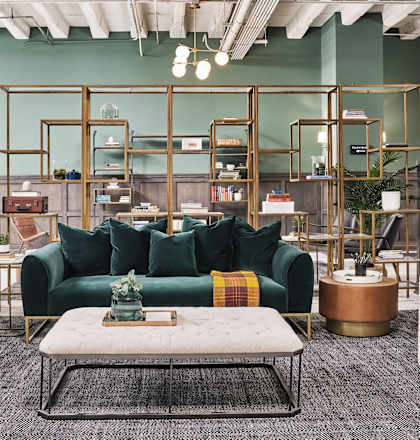 The Edison apartments social lounge