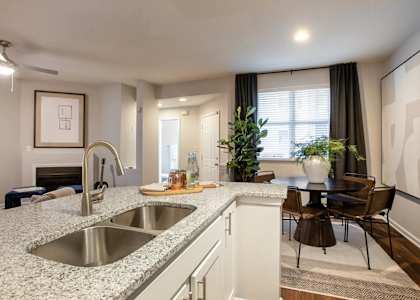 Kitchen Sink With Faucet at Crestline Cary, Cary, NC 27511