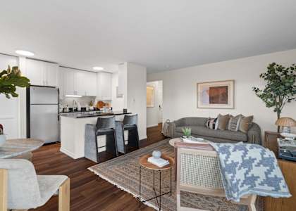 Spacious Living Room at Skye at Belltown Apartments in Seattle, WA 98121