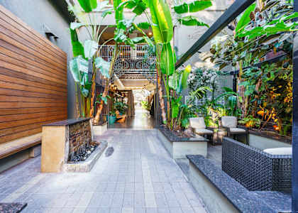 Courtyard Patio at Misora Apartments, California, 95128