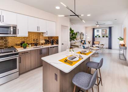 Kitchen at Avel Apartment Homes in Orange CA