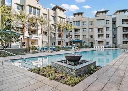 Large pool at District at Scottsdale in Scottsdale AZ