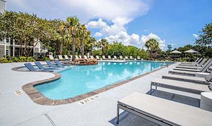 the pool at Reserve by the Lake in Texas 77084