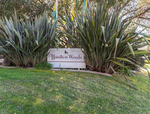 Hamilton Woods sign