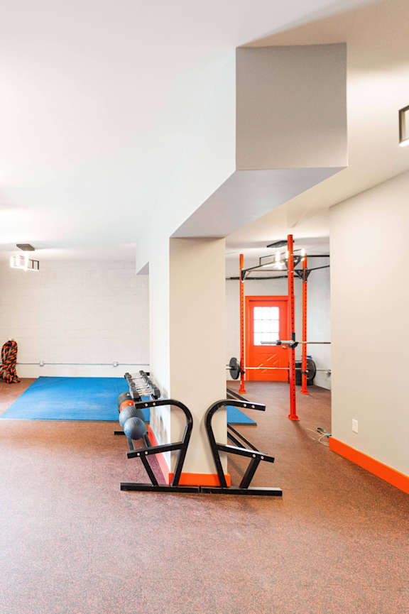 Fitness Center With Yoga/Stretch Area at Encore 99, Connecticut, 06512