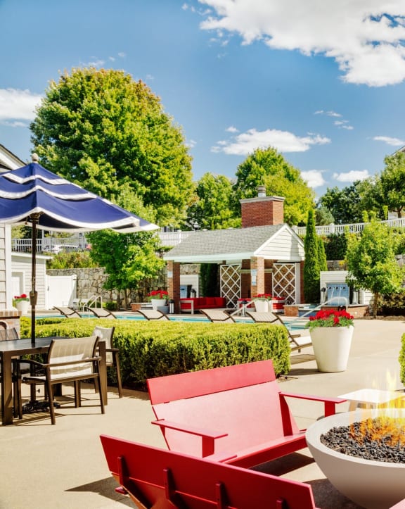 Outdoor Firepit Patio at Residences at Stevens Pond, Saugus, 01906