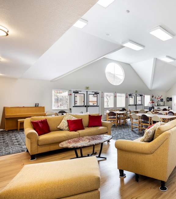 Multi-purpose community room at Whispering Fountains Monrovia, Monrovia, CA, California , 91016