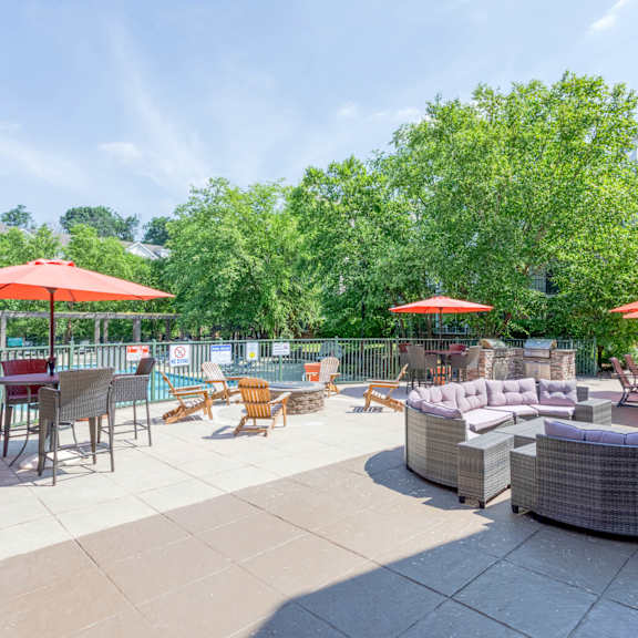 Poolside Patio at Riverview Landing @ Valley Forge, Pennsylvania, 19403