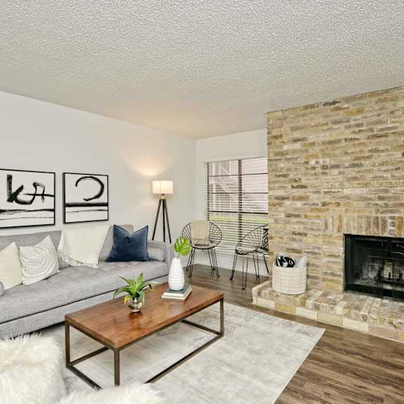 Main Living Room at Peaks @ NW Hills Apartments, Austin, Texas