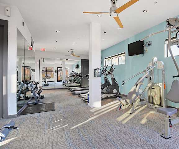 The Sawyer Fitness Center Downtown Dallas Apartments for rent with indoor gym