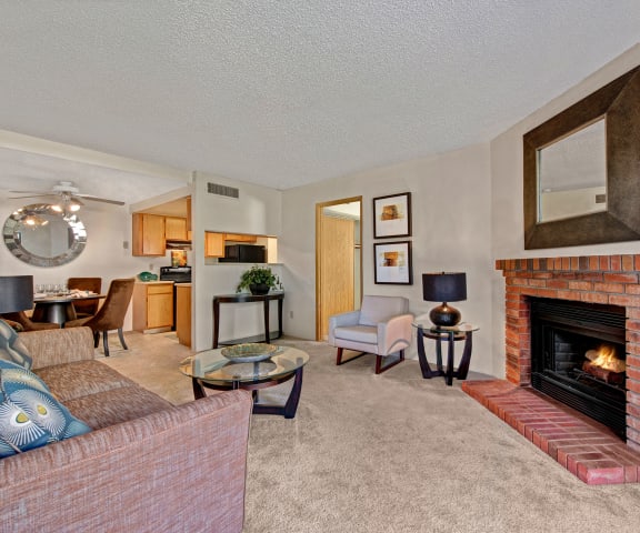 Grand View Living Room - Apartments in Colorado springs – Weidner Foundation