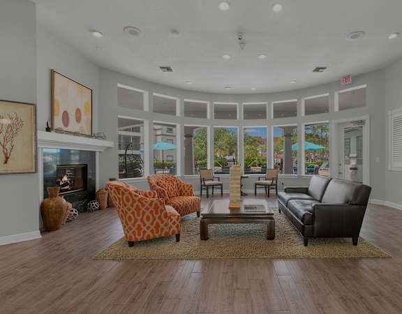 Clubroom great room - Egret's Landing Apartments