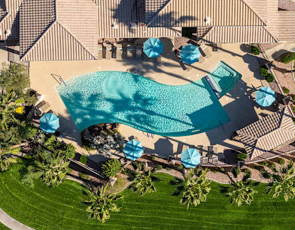 Sparkling resort-style swimming pool - Arrowhead Landing Apartments