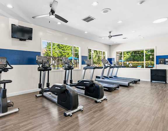 Resident fitness center - Preserve at Blue Ravine Apartments