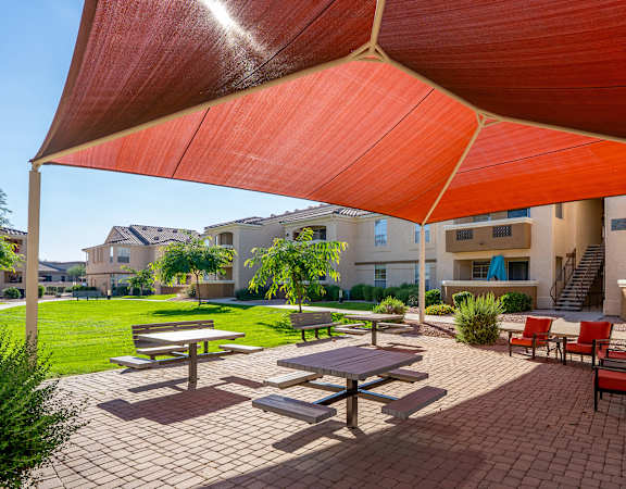 Covered picnic area - Arrowhead Landing Apartments
