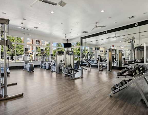 State-of-the-art 24-hour fitness center - Acadia at Cornerstar Apartments