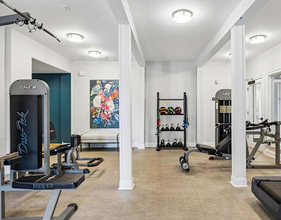 State-of-the-art fitness center - Avenel at Montgomery Square