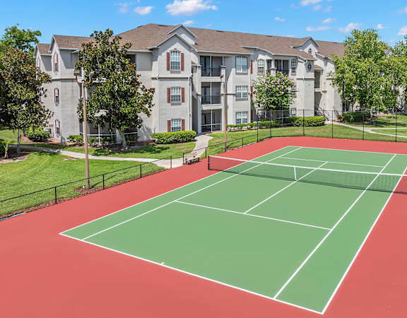 Lighted tennis court - Asprey at Lake Brandon Apartments