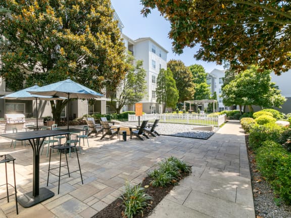 Outdoor Dining Area at Willowest in Lindbergh in Atlanta, GA 30324