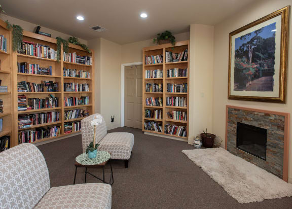 Library  at Castle Vista Senior Duplex Community, Atwater, CA