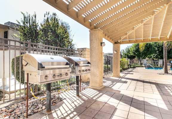 Community Grilling Station at Whispering Fountains Riverside, California
