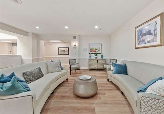 Gorgeous living room at Azure Point at Encinitas - 55+ Active Adult Apartments, Encinitas, CA, 92024