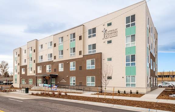 Exterior View at All Saints Apartments, DENVER
