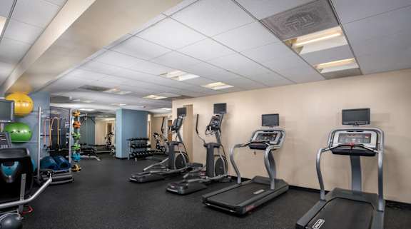 Fitness Room at Miramar Apartments, Washington