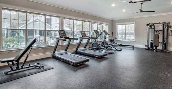 Equipped Fitness Center  at Reserve by the Lake, Houston, TX