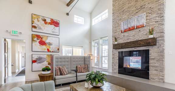 Living room with couch at Auburn Brook, Castle Rock, Colorado