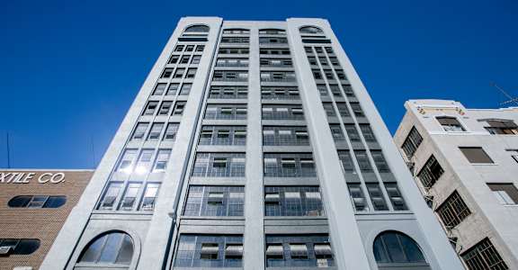 Property front View at Maxfield Lofts Apartments, California