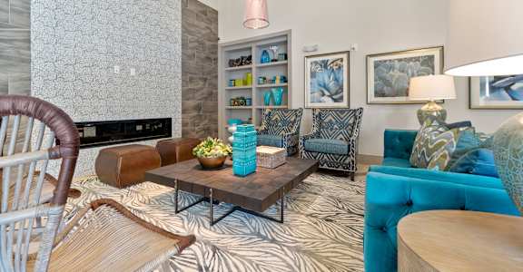 Modern Living Area at McCarty Commons, San Marcos