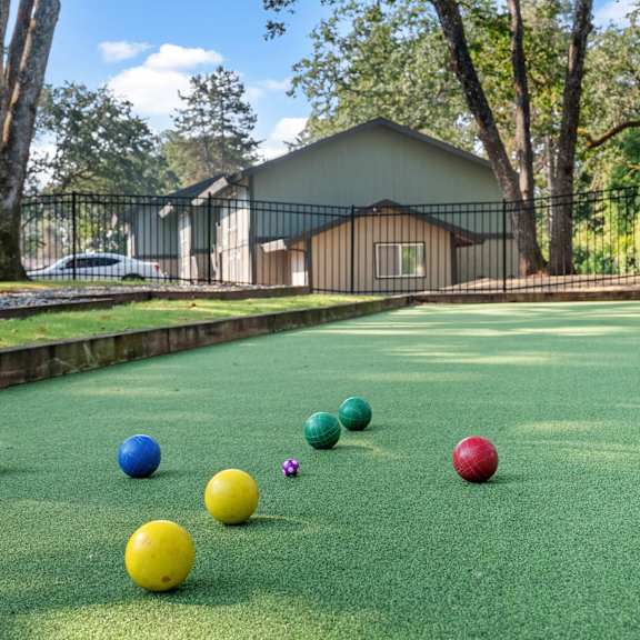 Golf Course with Greenery Around at Timbre Apartments, Lakewood, WA, 98499