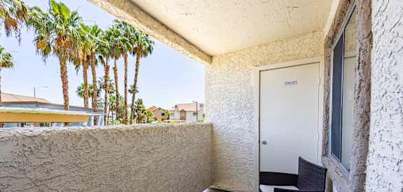 Private Balcony at Sunset Winds Apartments in Henderson, NV 89014