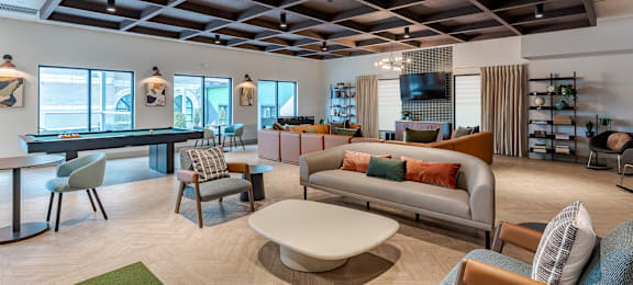 Game Room at 15 Bank Apartments in White Plains, NY 10606
