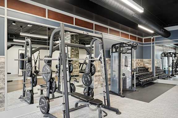 Gym at Vintage Raleigh West Apartments, Raleigh, NC