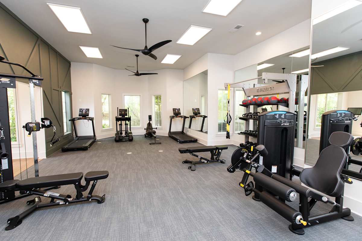 Lakeside Villas fitness center interior - Hampton, GA